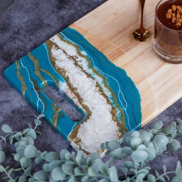 charcuterie board, cheese board, epoxy resin, gift for couple, house warming gift, kitchen decor, resin cutting board, serving tray, bookshelf decor, wooden cutting board, realtor closing gift, godmother gift, crystal decor
