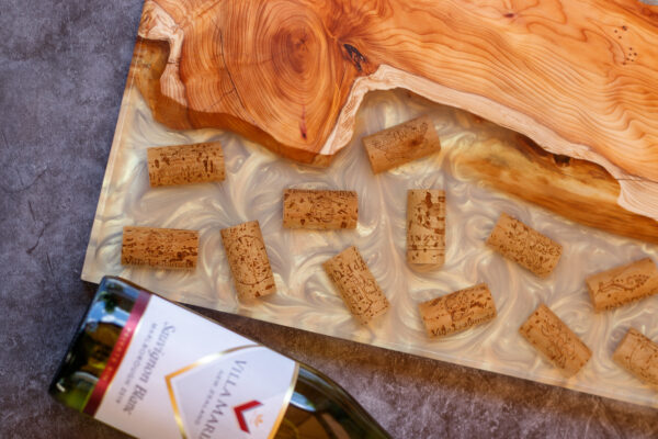 epoxy serving tray, live edge wood, wooden tray, charcuterie board, wooden board, resin cheese board, gift for wine lovers, live edge epoxy, wood serving tray, wood cheese board, wine cork board, thinking of you gift, realtor gift