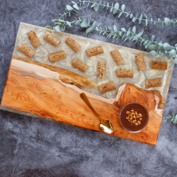 epoxy serving tray, live edge wood, wooden tray, charcuterie board, wooden board, resin cheese board, gift for wine lovers, live edge epoxy, wood serving tray, wood cheese board, wine cork board, thinking of you gift, realtor gift